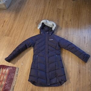 Columbia Women's Lay D Dow II Mid Jacket winter insulated parka size medium
